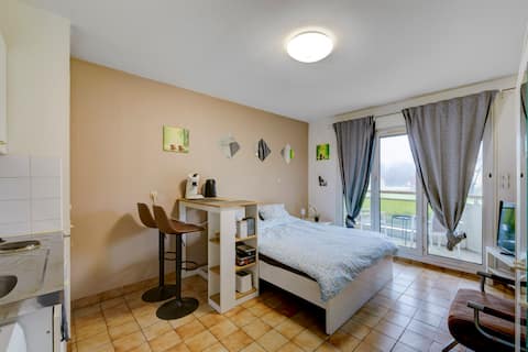 EMbnb | Cozy Studio at the Foot of Mont Salève