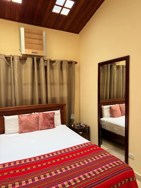Comfortable room, pool, AC, in front of the airport