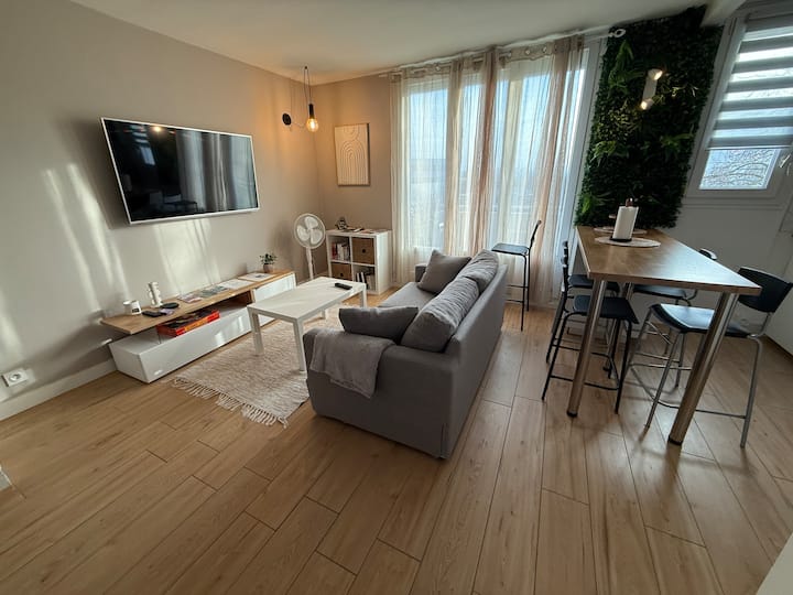 Superbe Duplex-2 Chambres-3 Lits-free Parking - Échirolles