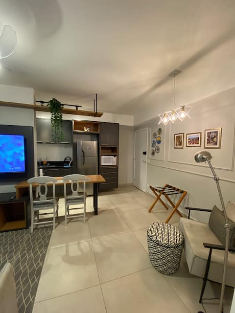 Top Airbnb: Amazing studio, fully furnished in the South Zone! em Ribeirão Preto