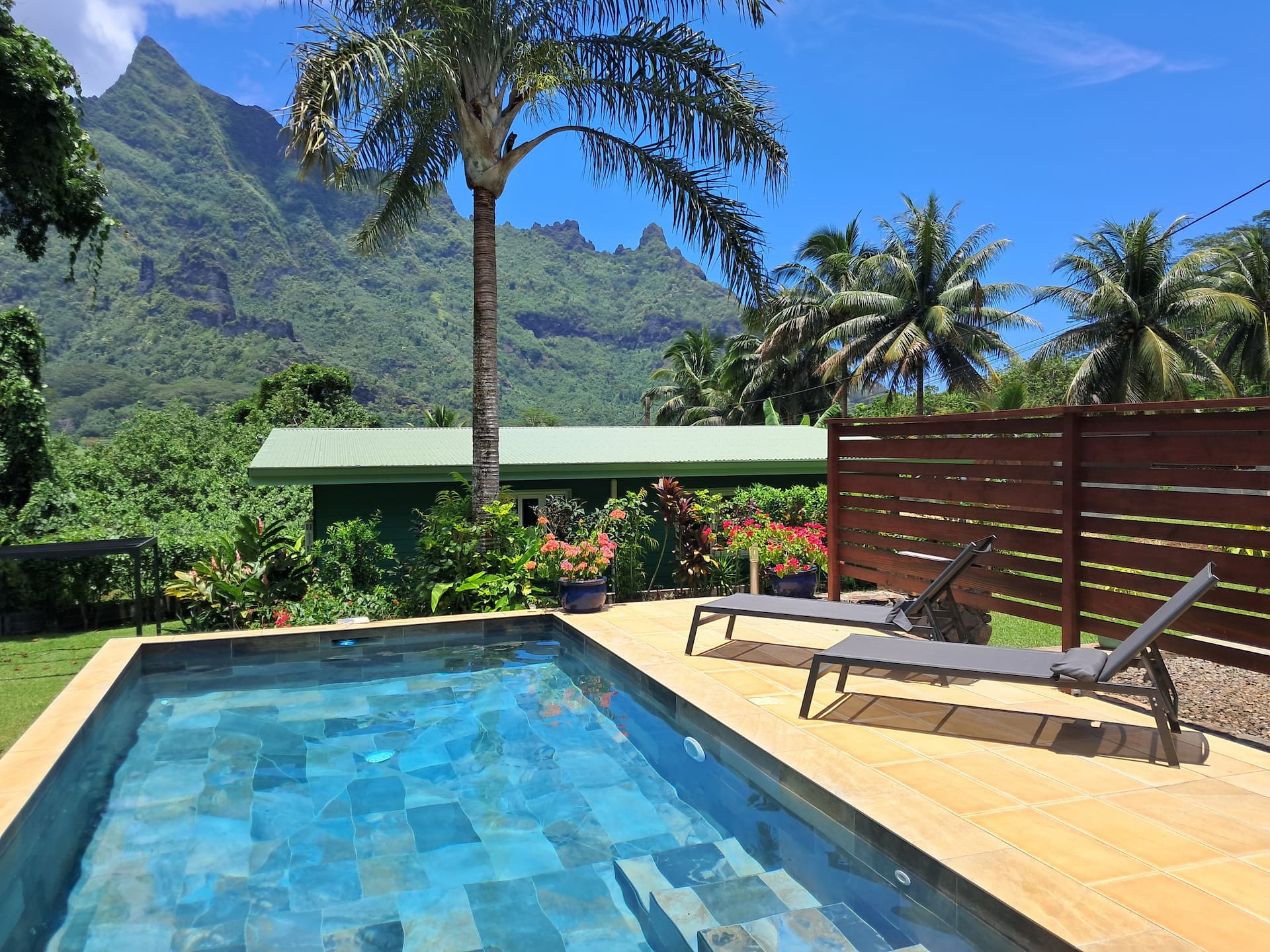 Peaceful lodge in the heart of Moorea + car option.