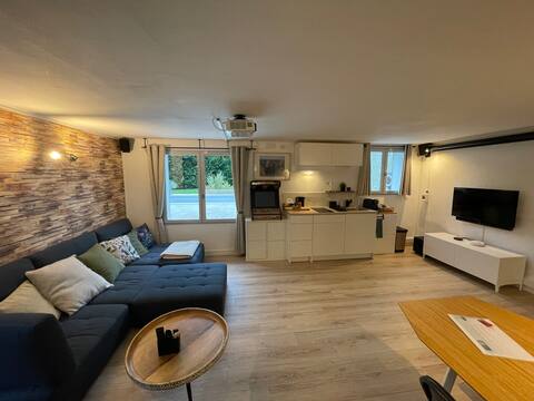 Beautiful Apartment, Movie Room, Private Parking
