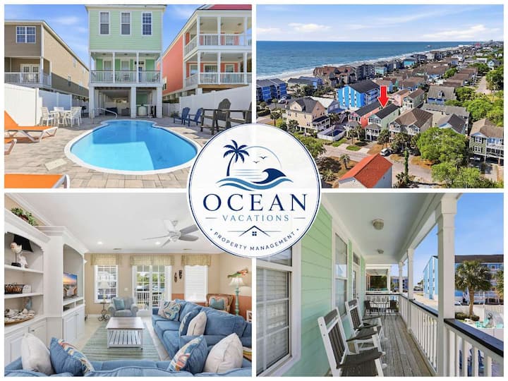 5br Sleeps 14 | Pvt Pool | Walk To Beach | 11313 - Murrells Inlet, SC