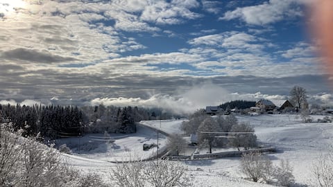 Close to heaven, the view wide