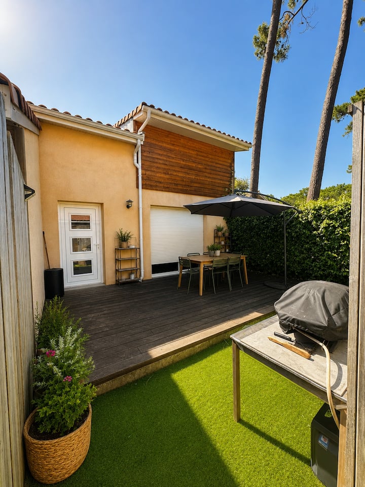 Maison Terrasse & Jardin à Deux Pas De Locéan - Lacanau
