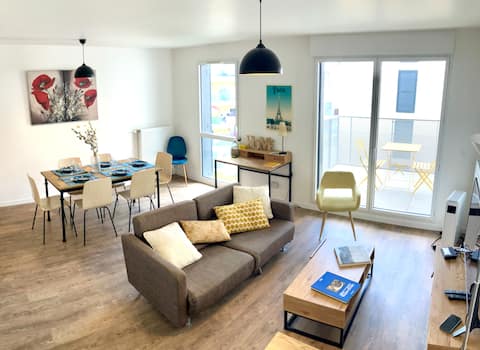 Amazing new appartement 2min from Paris