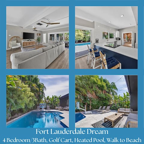 Harbor Inlet Beach Home! Walkable to Beach! Pool!