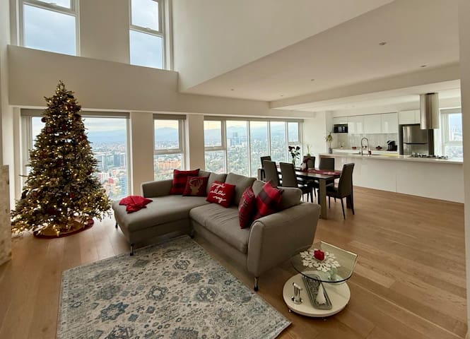 Listo y acogedor para una Navidad espectacular