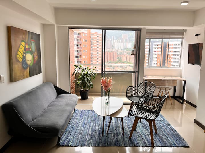 Apartamento Moderno Con Piscina En Unidad Cerrada - Copacabana