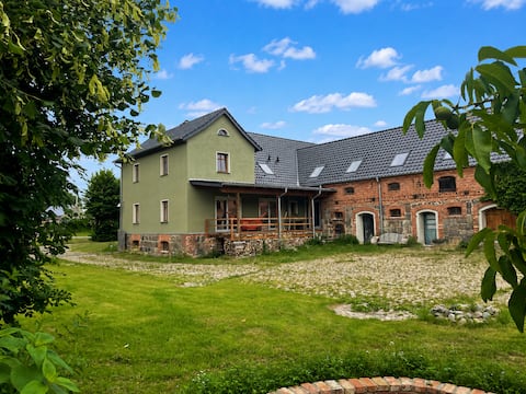 Top Airbnb: Spacious apartment in the house of the young farmer in Vorpommern Greifswald District
