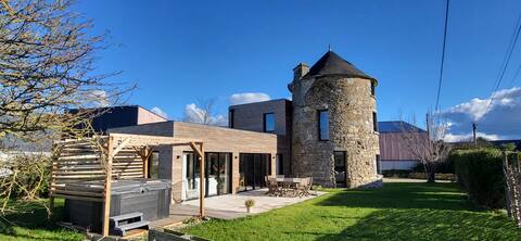 Le Moulin du Gwalarn, charm with jacuzzi
