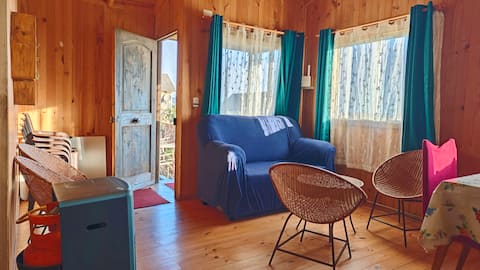 Top Airbnb: Beachfront cabin | Guests 6 | 3 bedrooms | Terrace in Vichuquén