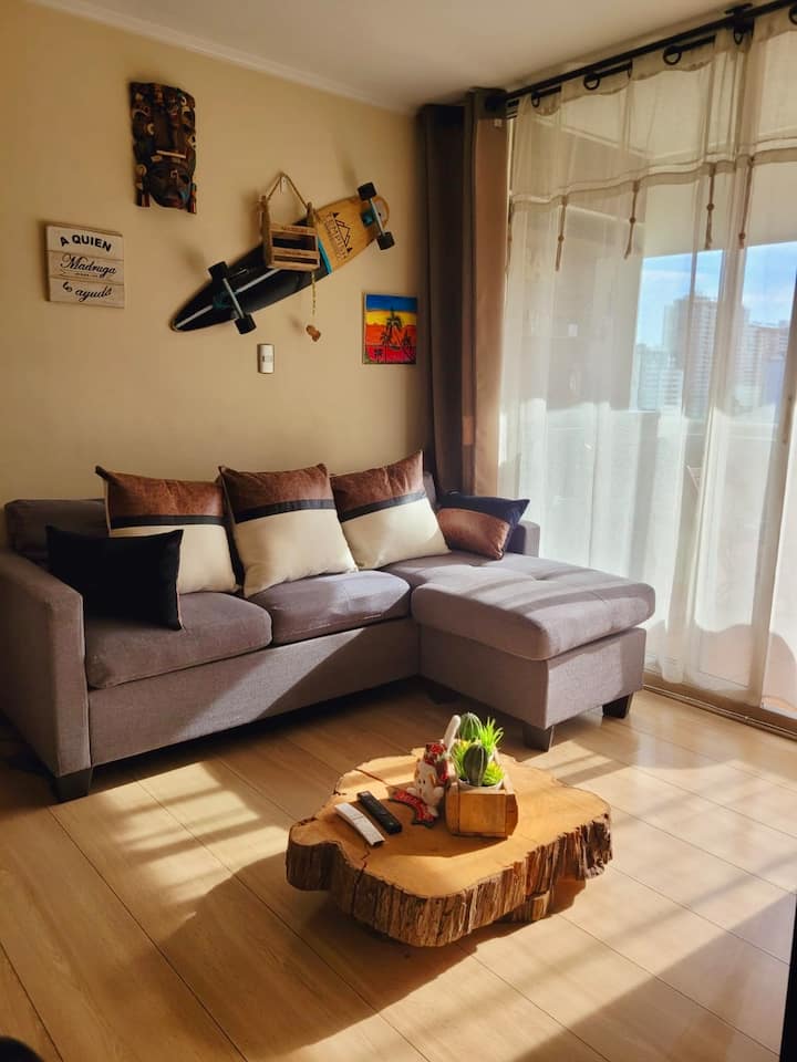 Near National Stadium/metro + Parking | A/c - Santiago de Chile