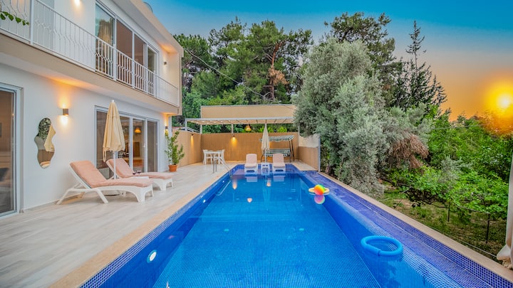 ÖZel Korunaklı Havuzlu,jakuzili,lüks Villa - Turquie