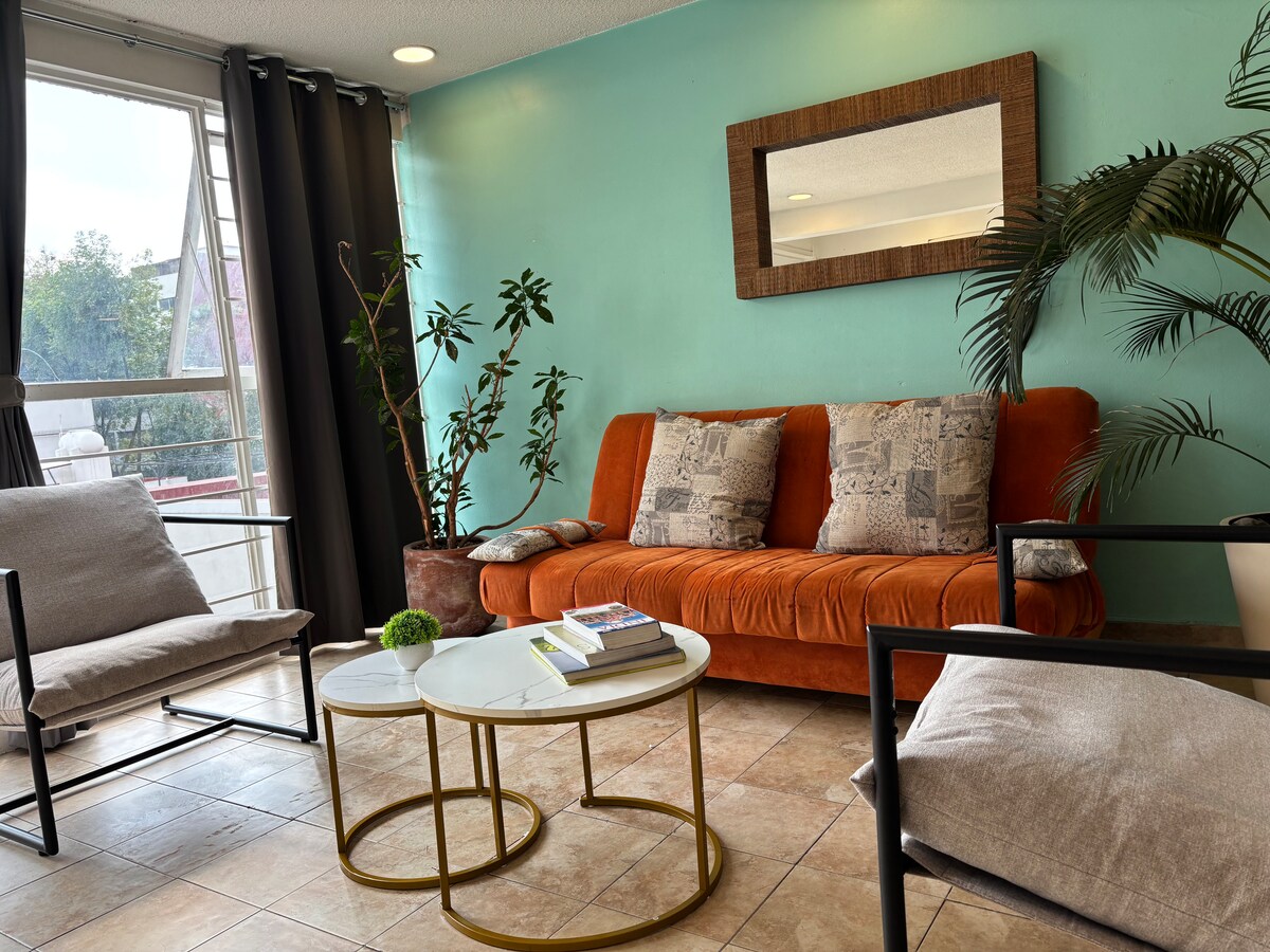 Airbnb con mejor rendimiento: Two-bedroom apartment near Condesa. en San Miguel Chapultepec 2ª Sección
