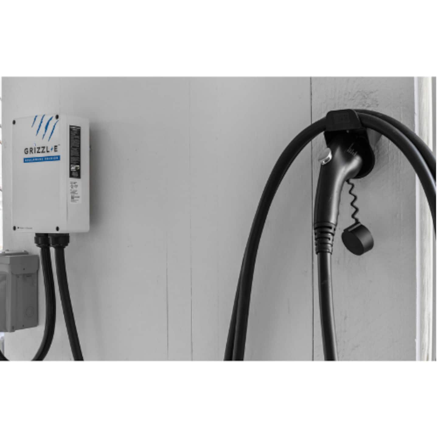 Grizzl-E Level 2 charger ready to keep your vehicle charged, while you unwind from another adventure out on the town.