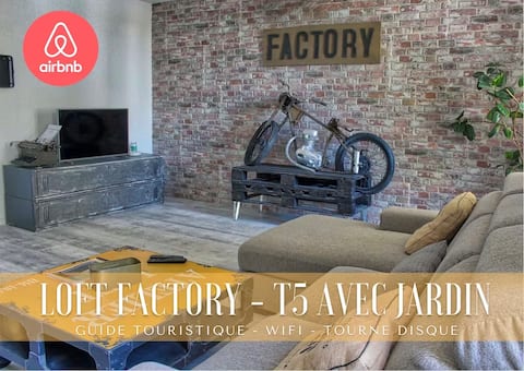 The Loft Factory 4 rooms River View + Garden