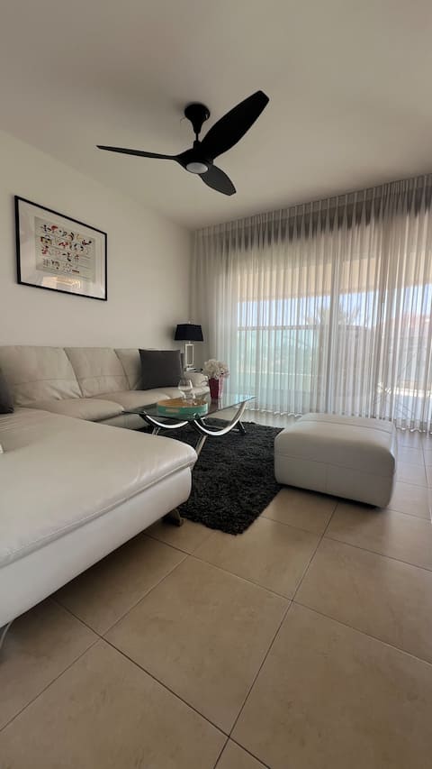 4 room apartment with sunny balcony. Neat 
 Equipped with a dimension