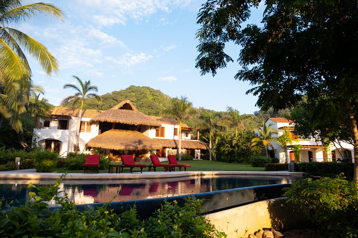 Beachfront Villa with Private Chef & Paddle Tennis