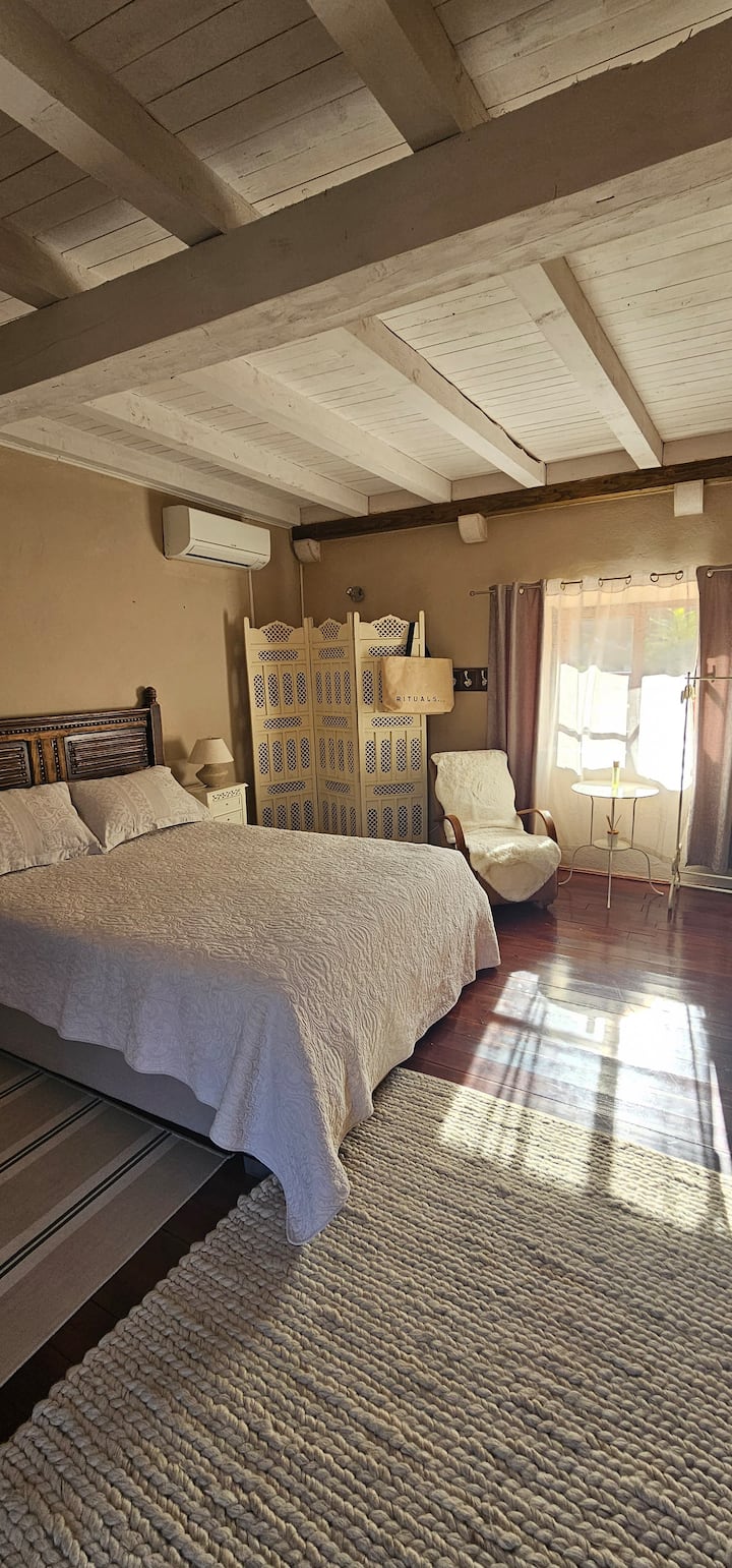 Bedroom two with king bed and sofa bed