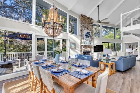 Gorgeous Coastal Beach Home w/ Pool, Hilton Head
