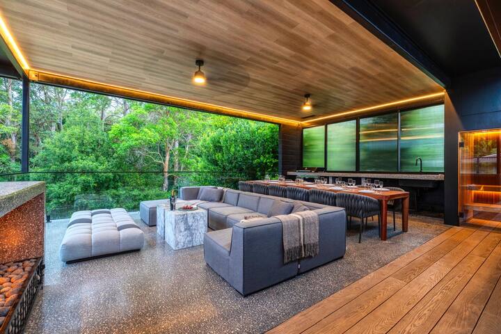 Coastal Forest Retreat with Studio, Pool & Sauna. gallery image 4