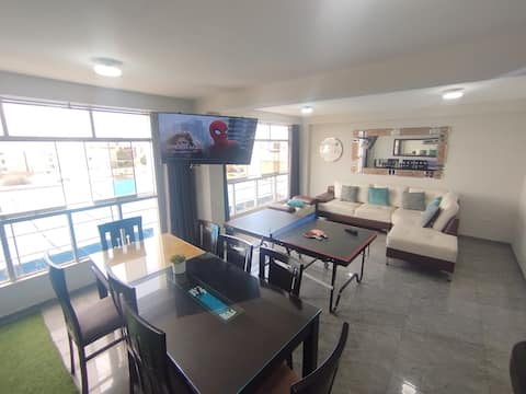 3 bedroom delux loft apartment.