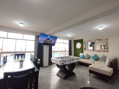 3 bedroom delux loft apartment.