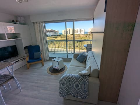 Top performing Airbnb: Studio 2P sea view/Sylvia's little pleasures in Neufchâtel Hardelot