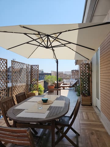 Terrace in the center of Milan [MiCo-Citylife]