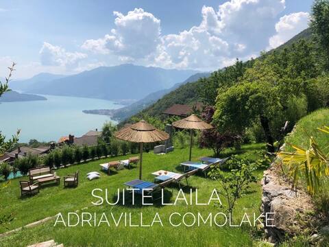 Nordic  style suite overlooking Lake Como