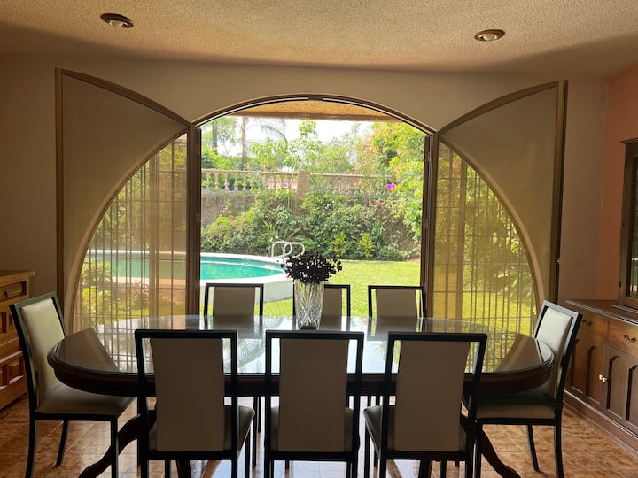 Casa En El Corazón De Cuerna, Alberca Encantadora. - Cuernavaca