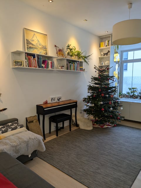 Top Airbnb: Centrally located middle row house with cat in Augsburg