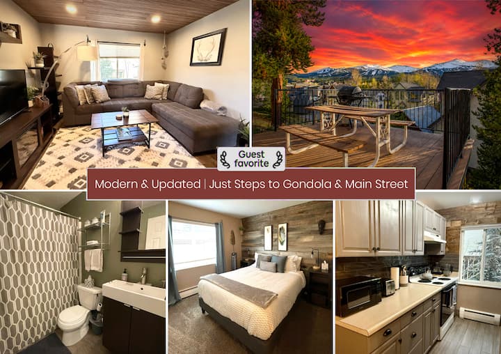 Modern | Updated | Easy Walk To Gondola & Main St - Colorado