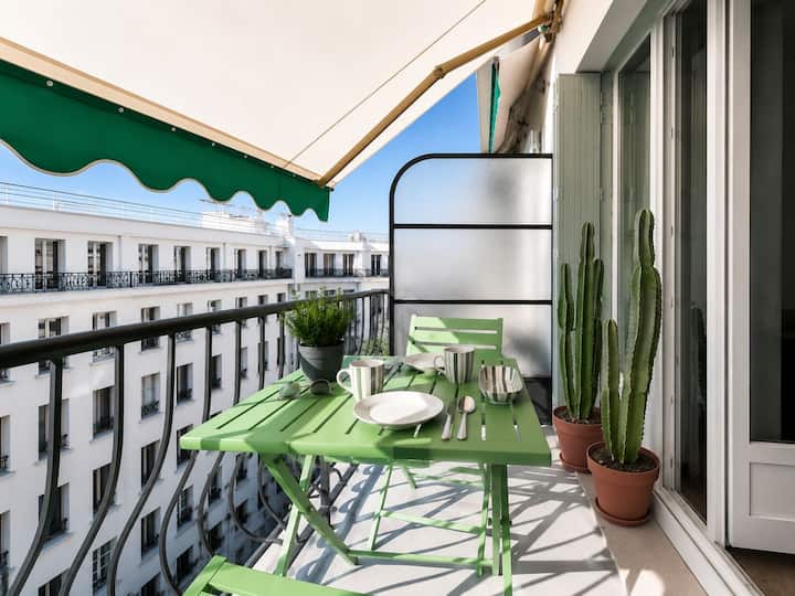 Beautiful Flat & Balcony - Close To Place Massena - Nice