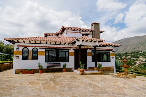 Pool, Jacuzzi, and Unique View in Villa de Leyva