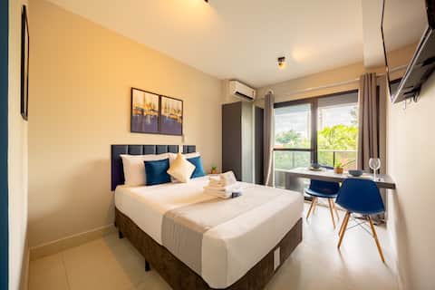 Cozy studio near the Ana Rosa Subway station