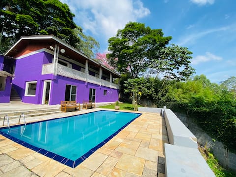 Chácara Cozy with Pool and Holiday Lounge