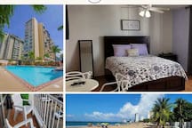 Isla Verde Studio Walk to Beach Free Parking Pool