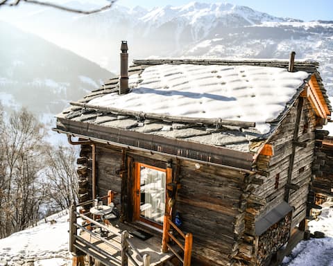 Raccard in Val d’Hérens, Swiss Alps, 1333m