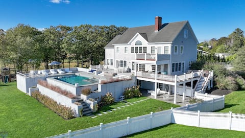 Oasis overlooking Padanaram Harbor with Pool