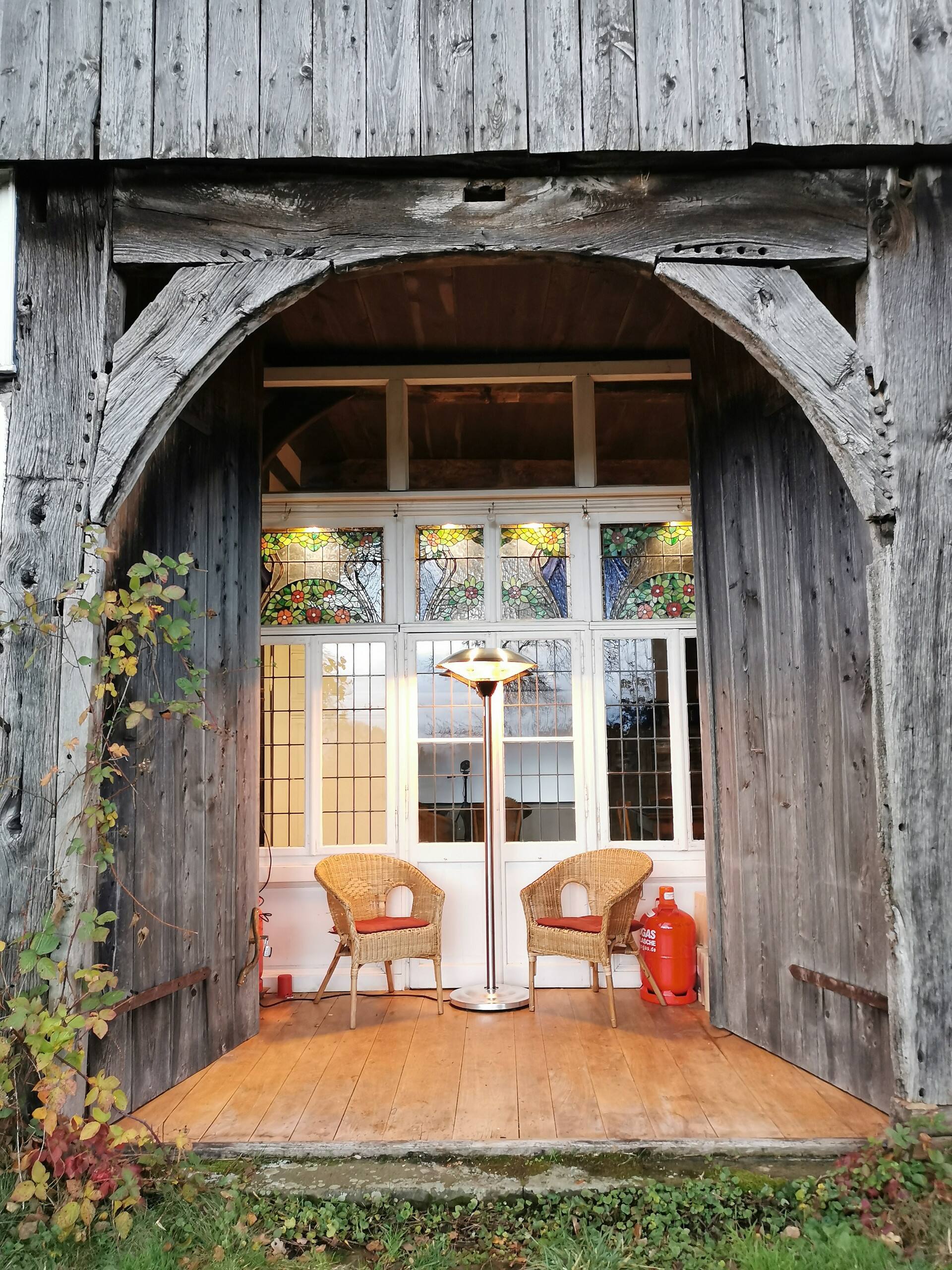 Historic half-timbered house in Detmold