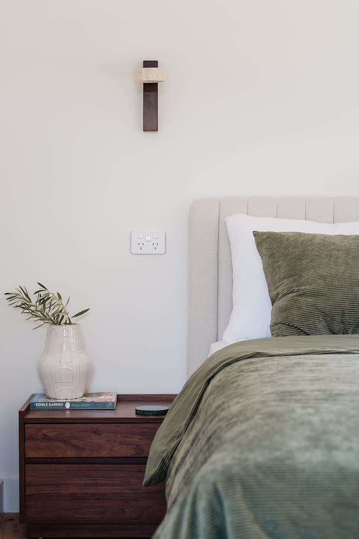 rift off to sleep in a luxurious king-sized bed fitted with premium linens