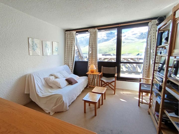 Studio Cabine 6 Pers. Avec Balcon, Vue Pistes - Piau Engaly
