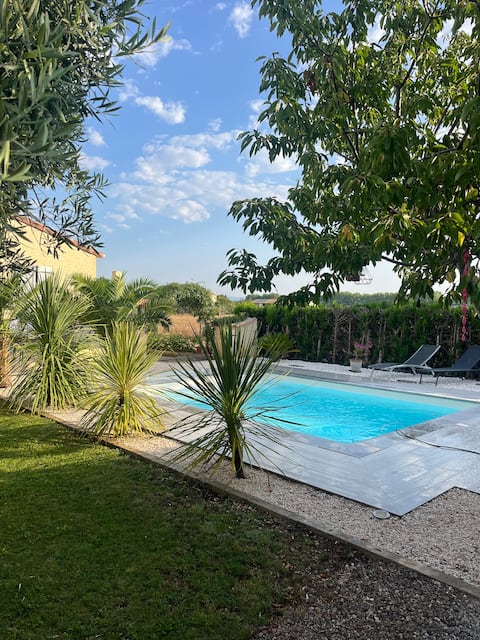 Villa with a pool
