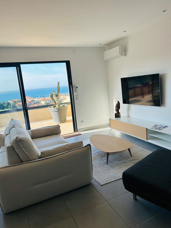 Sublime Appartement Avec Terrasse Vue Sur Mer - Port-Vendres