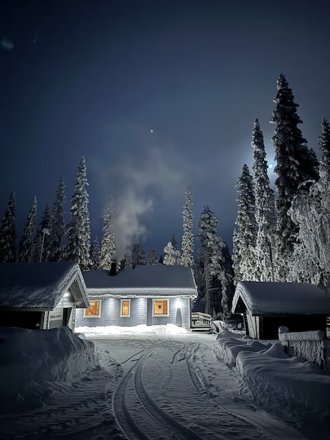 Very well equipped cottage on the shore of the lake