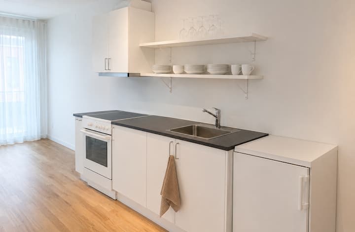 Waterfront City Apartment With French Balconies - Copenhagen