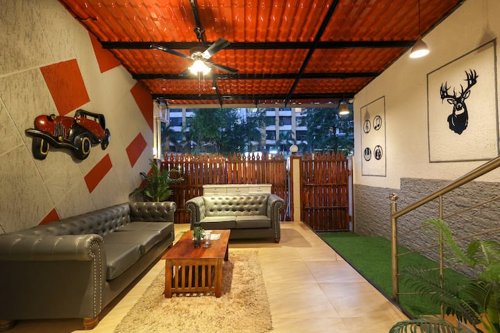 Wingy 5 Bhk - Complimenatry Breakfast/wifi/laundry - 뭄바이