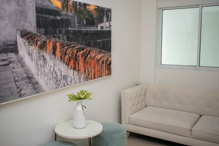 Apartamento De 2 Habitaciones En Bocagrande - Cartagena